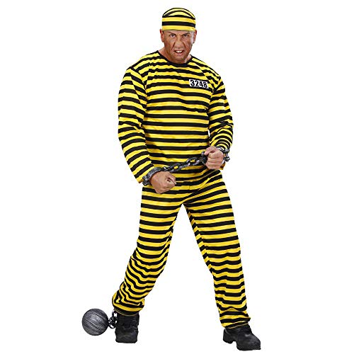 Widmann Costume de prisonnier pour adulte, Homme, 11001313, 